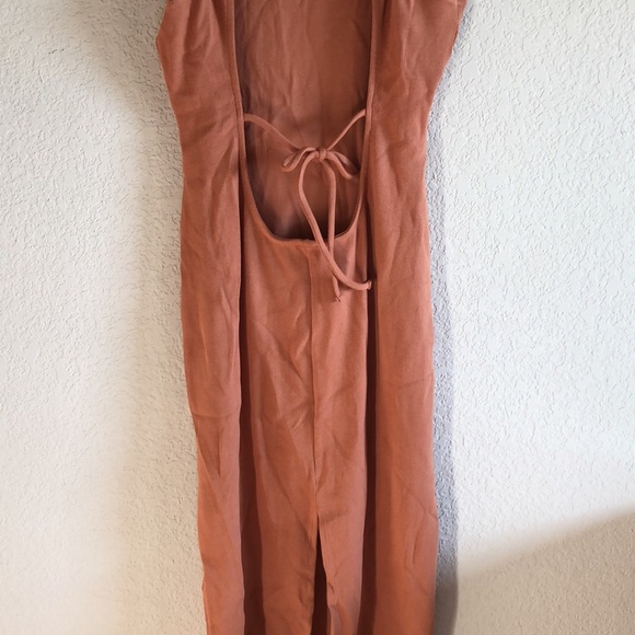 Lovers + friends CARRIE MIDI DRESS tan knit - Picture 9 of 11